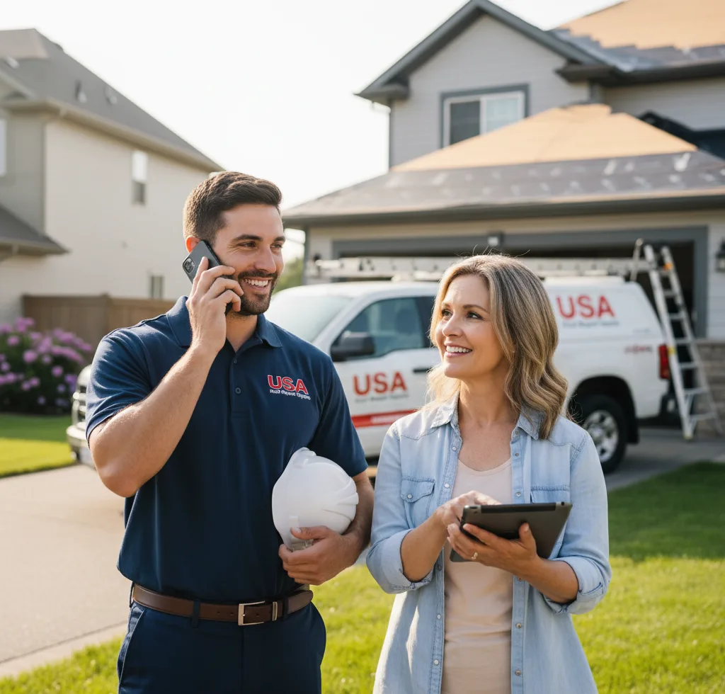 USA Roof Repair Experts customer support in Howes Cave